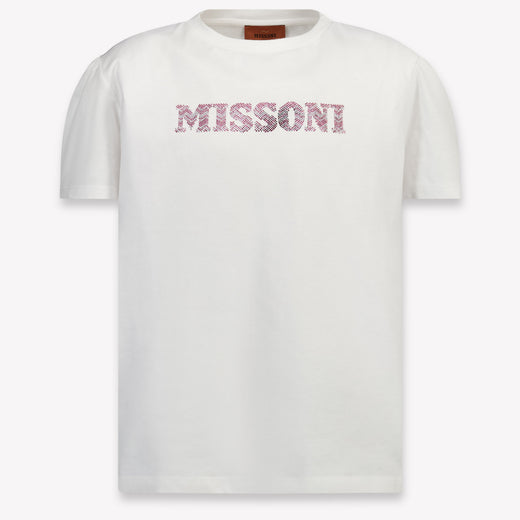 Missoni Kinder Mädchen T-Shirt In Weiß