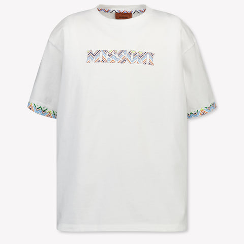 Missoni niños Chicos Camiseta adentro Blanco