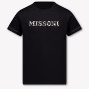 Missoni niños Chicos Camiseta adentro Negro