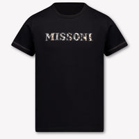Missoni Bambini Ragazzi Maglietta dentro Nero