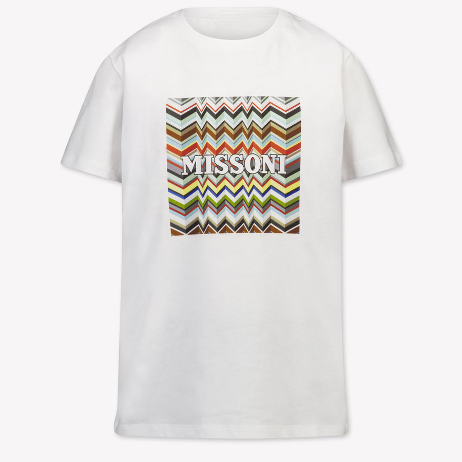 Missoni Bambini Ragazzi Maglietta dentro Bianco