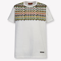 Missoni Kinder Jungen T-Shirt In Weiß