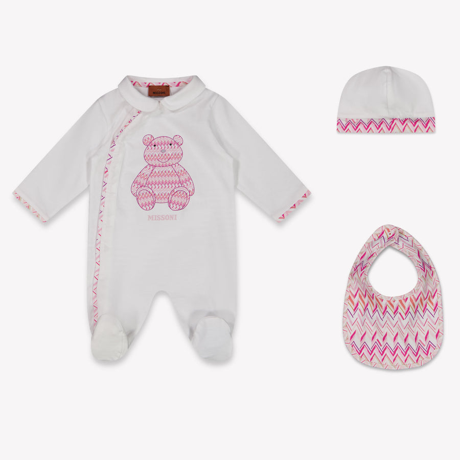 Missoni Baby Meisjes Boxpakje In Wit