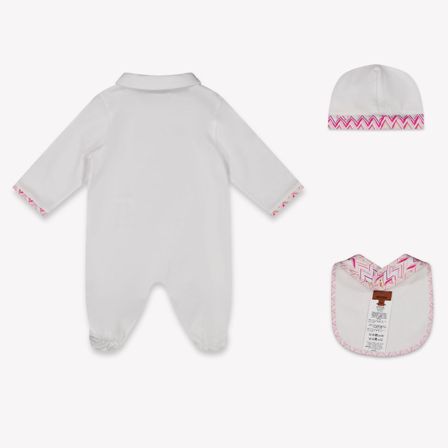Missoni Baby Meisjes Boxpakje In Wit