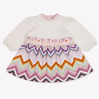 Missoni bebe Chicas Vístete Blanco Roto