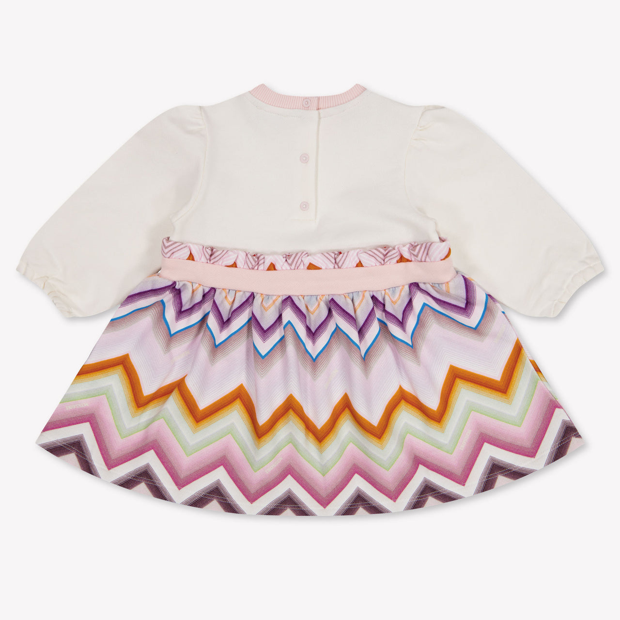 Missoni bebe Chicas Vístete Blanco Roto