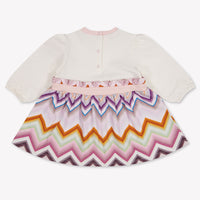 Missoni bebe Chicas Vístete Blanco Roto