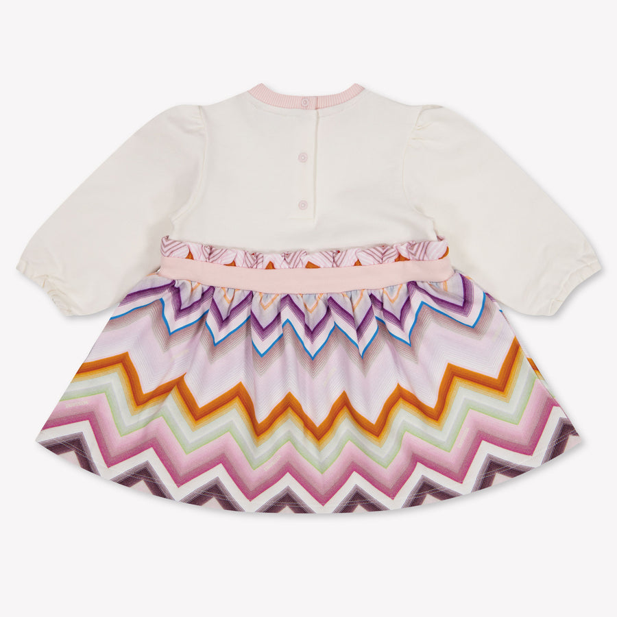 Missoni bebe Chicas Vístete Blanco Roto