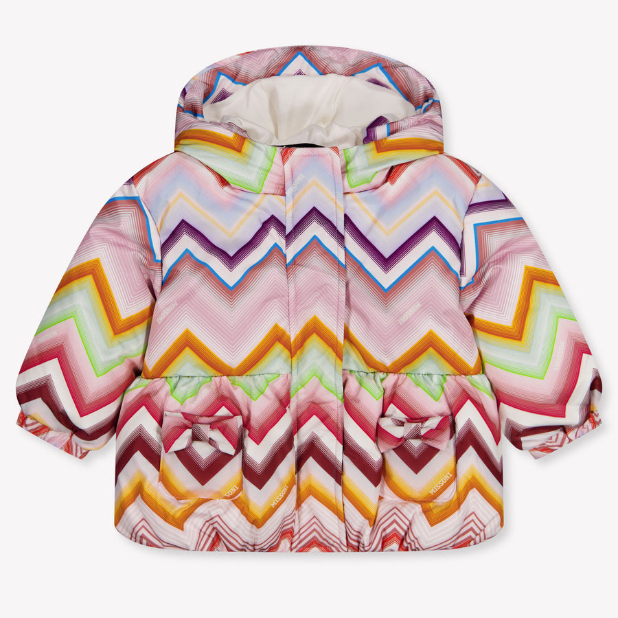 Missoni Bébé Filles Manteaux d'hiver Rose Léger