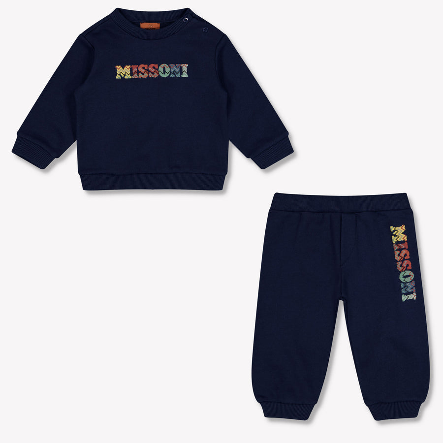 Missoni Bambino Ragazzi Tuta da jogging Navy