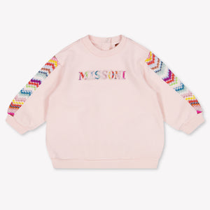 Missoni Bambino Ragazze Maglione dentro Rosa Chiaro