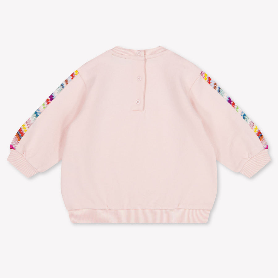 Missoni Bambino Ragazze Maglione dentro Rosa Chiaro