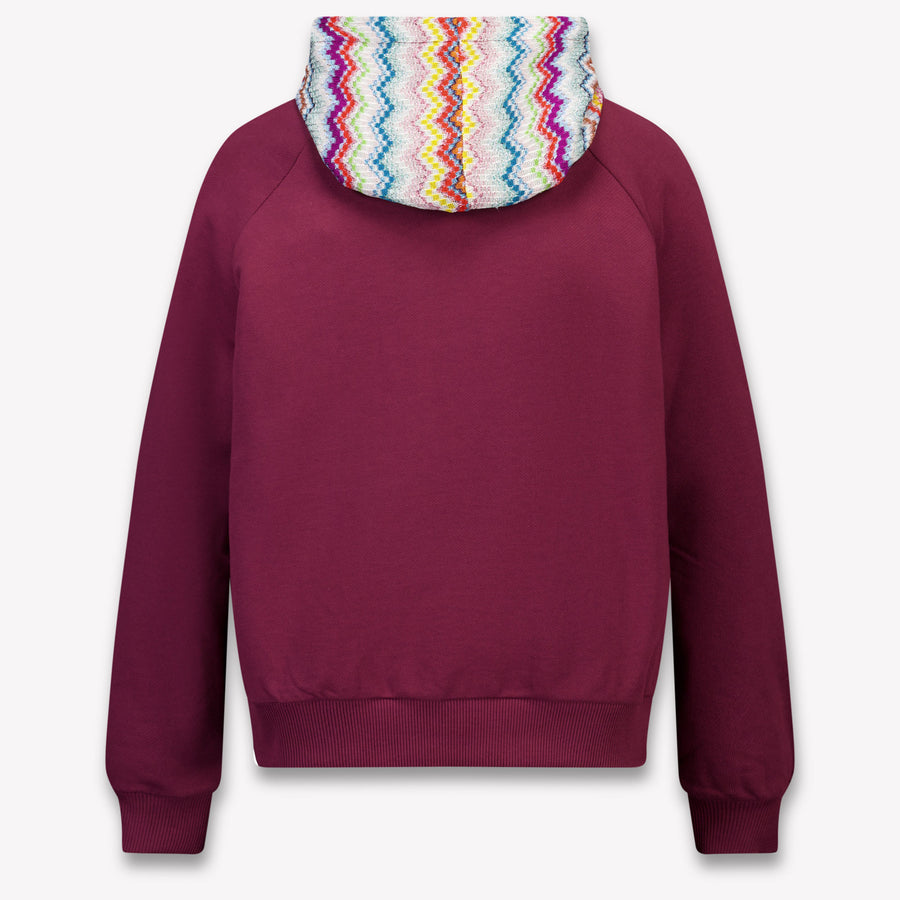 Missoni niños Chicas suéter en Burdeos