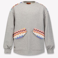 Missoni niños Chicas suéter en Gris