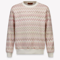 Missoni Enfants Filles Pull en Rose Léger