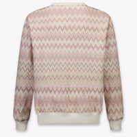 Missoni Enfants Filles Pull en Rose Léger