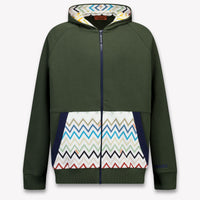 Missoni Bambini Ragazzi Cardigan dentro Verde Scuro