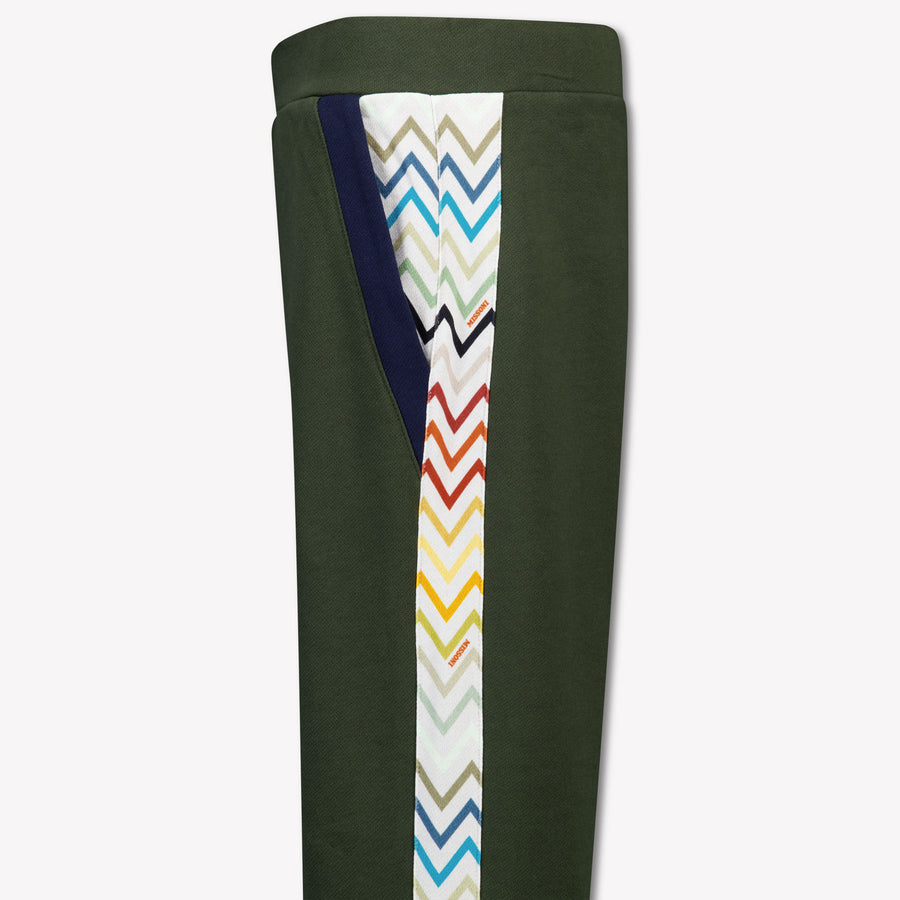 Missoni Kinder Jungen Hose rein Dunkelgrün