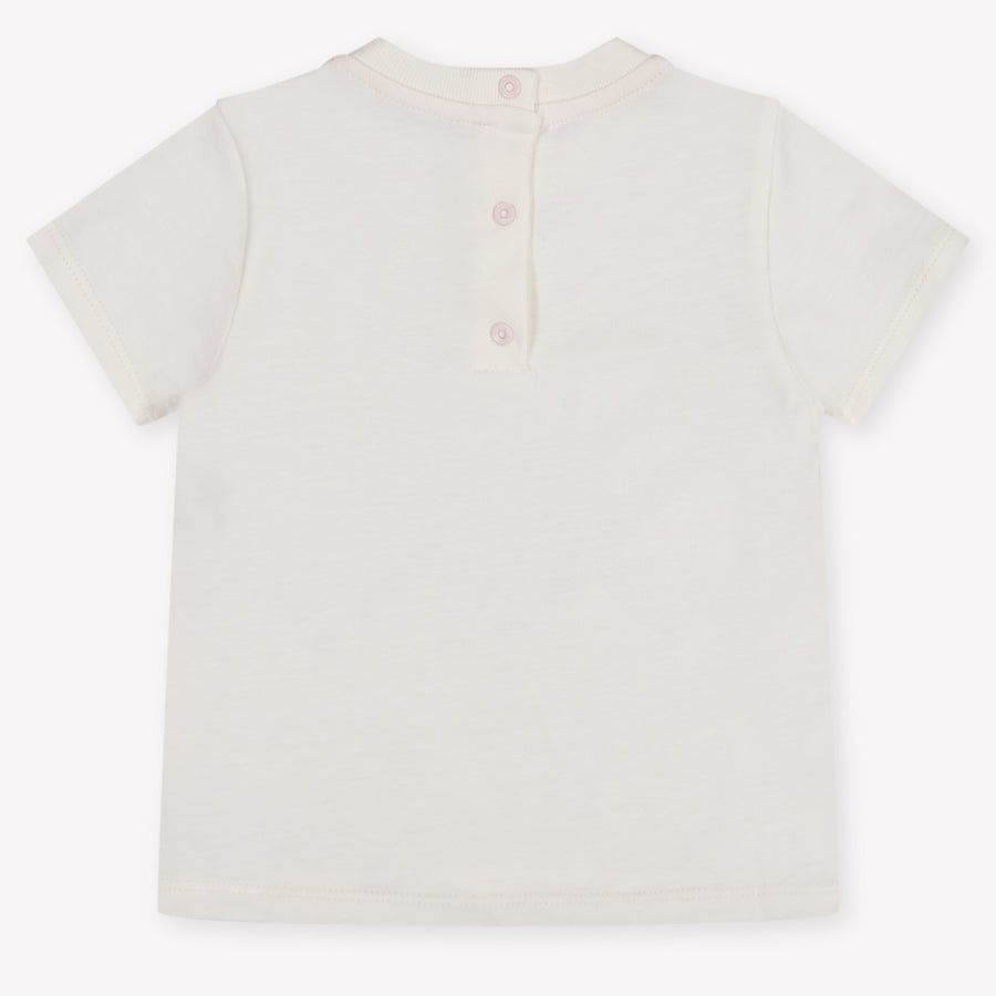 Missoni bebe Chicas Camiseta adentro Blanco Roto