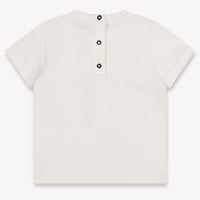 Missoni bebe Chicos Camiseta adentro Blanco Roto