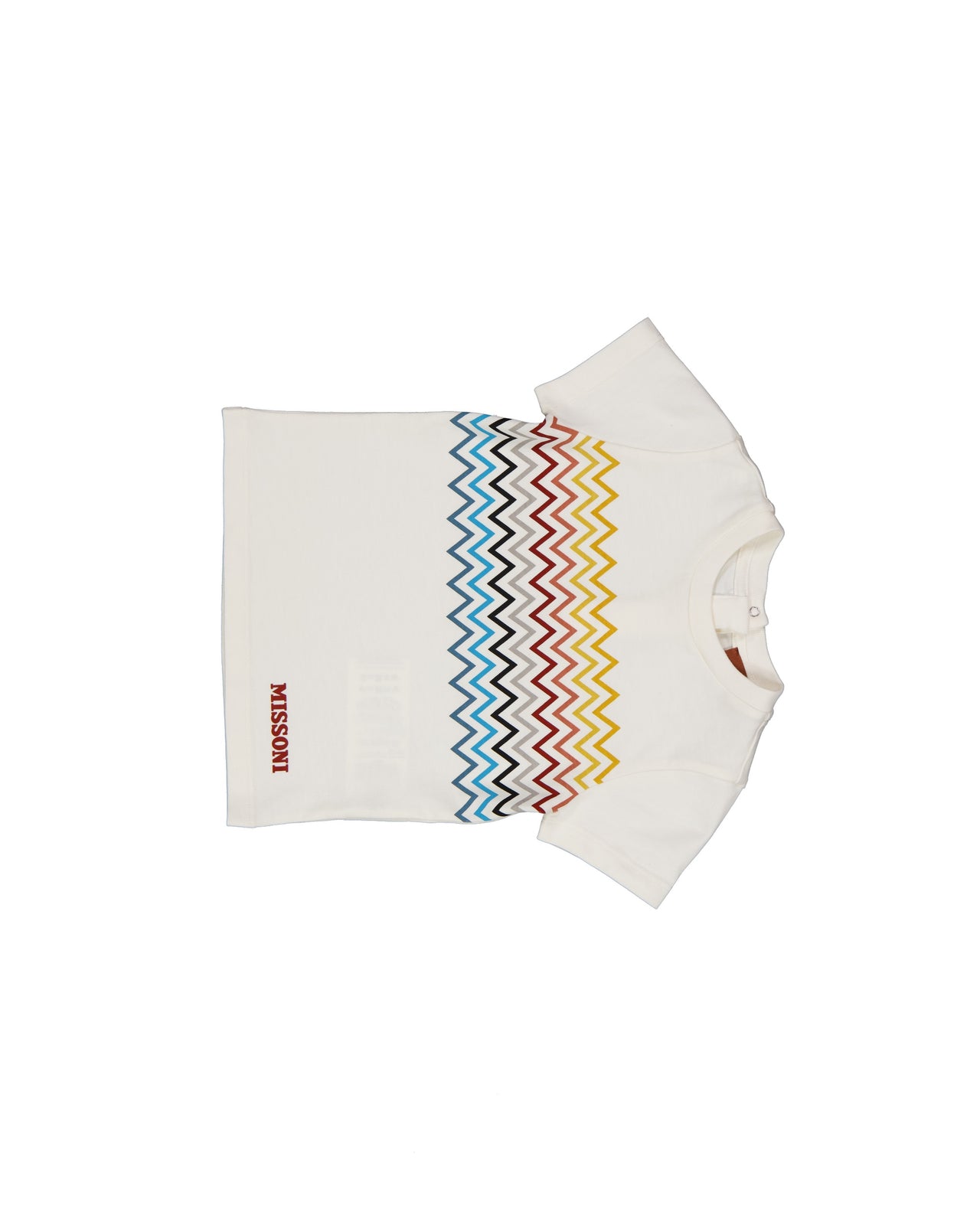 Missoni Bébé Garçons T-shirt en blanc cassé