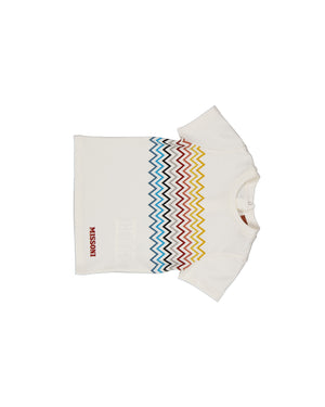 Missoni Bébé Garçons T-shirt en blanc cassé