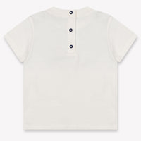 Missoni bebe Chicos Camiseta adentro Blanco Roto