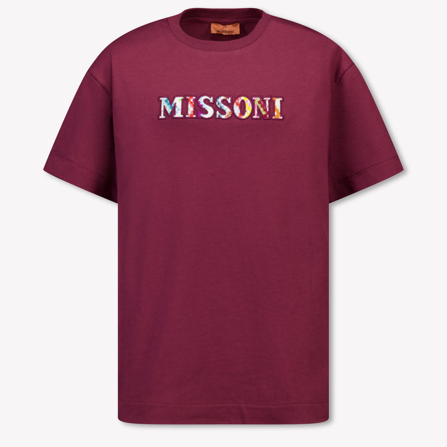 Missoni Mädchen T-Shirt in Bordeaux