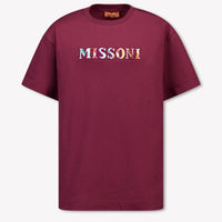 Missoni Kinder Mädchen T-Shirt In Bordeaux