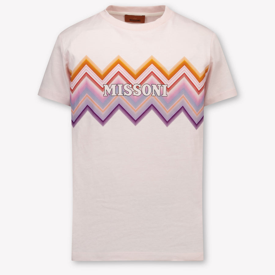 Missoni niños Chicas Camiseta adentro Rosa claro