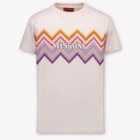 Missoni niños Chicas Camiseta adentro Rosa claro