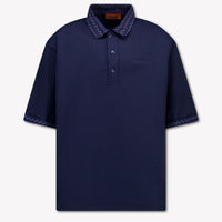 Missoni Kinder Jungen Polo In Marineblau
