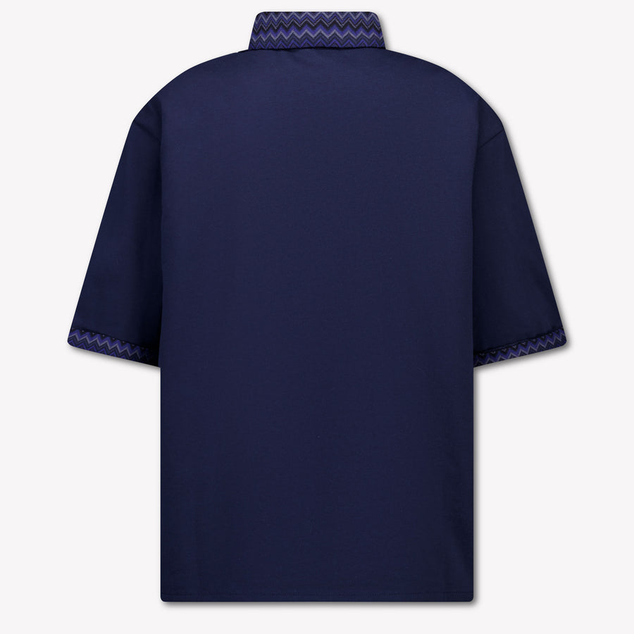 Missoni Kinder Jungen Polo In Marineblau