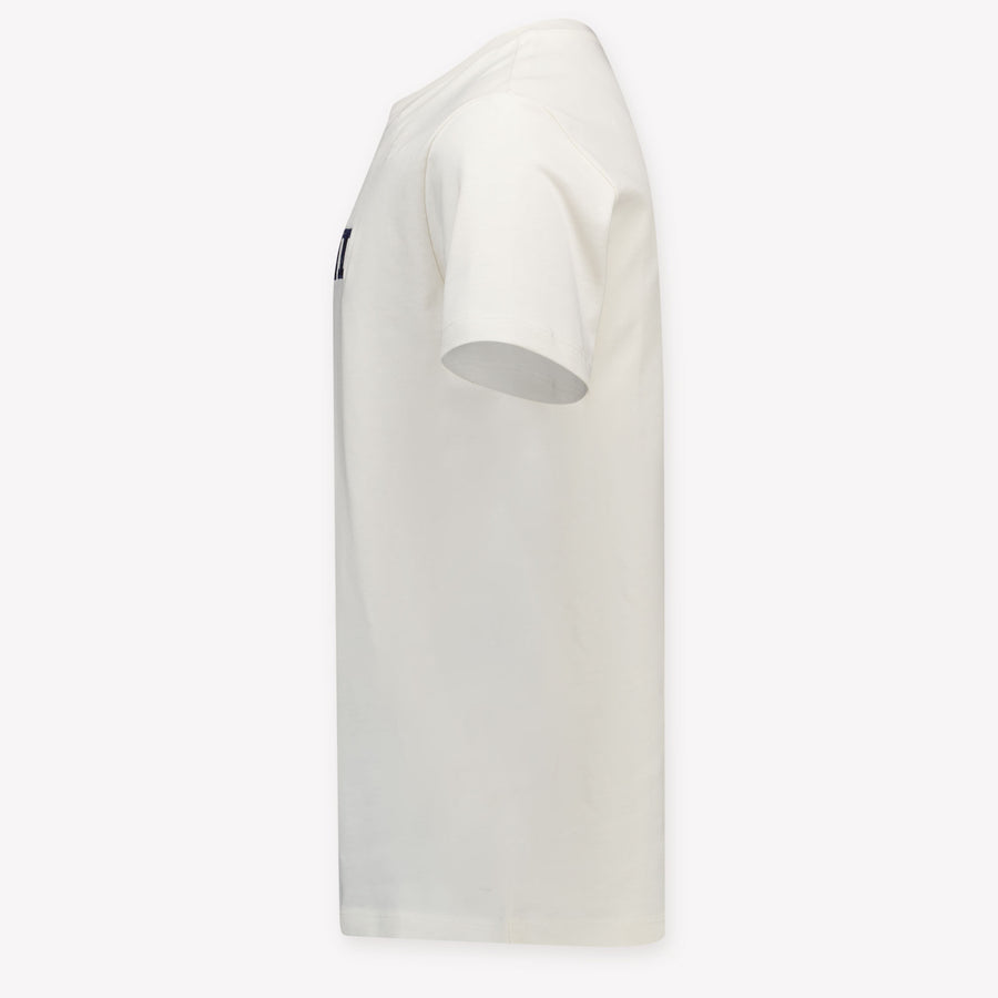 Missoni Enfants Garçons T-shirt en blanc cassé