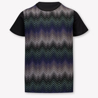 Missoni Bambini Ragazzi Maglietta dentro Nero
