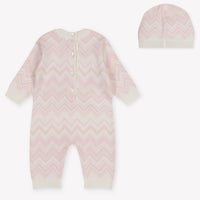 Missoni Bambino Ragazze Tutina dentro Rosa Chiaro