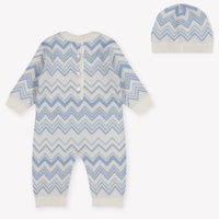 Missoni bebe Chicos Mono corto en Azul Claro