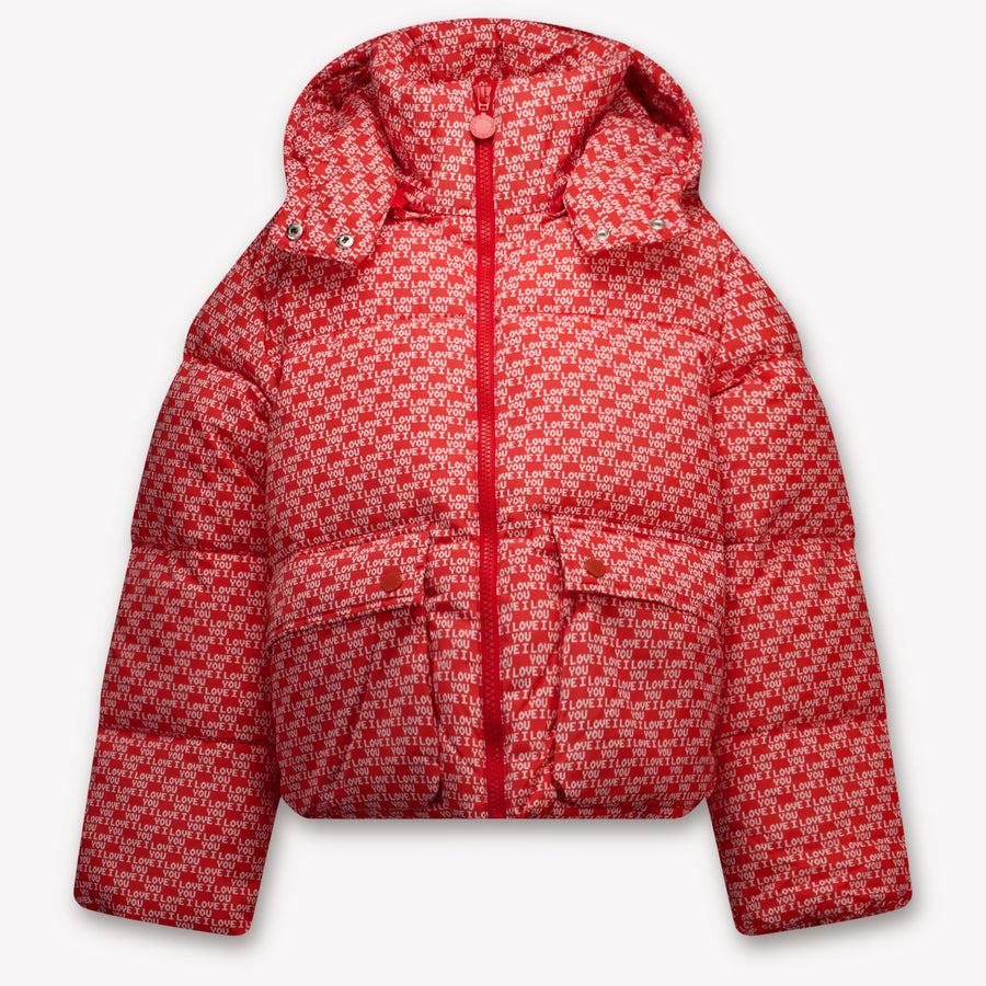 Stella McCartney Kinder Meisjes Winterjas In Rood