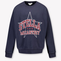 Stella McCartney Kinder Mädchen Pullover rein Marineblau