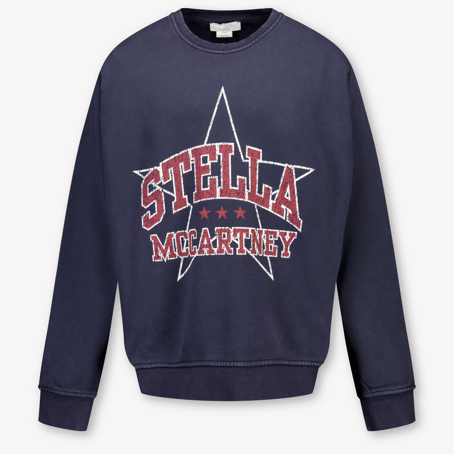 Stella McCartney Kinder Mädchen Pullover rein Marineblau