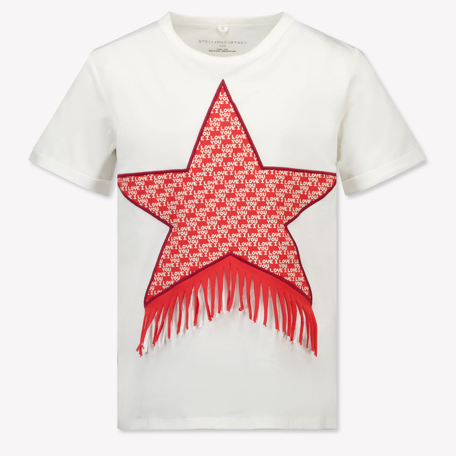 Stella McCartney Enfants Filles T-shirt dans Blanc