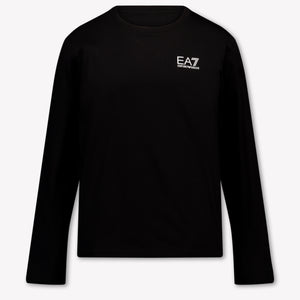EA7 Kinder Jungen T-Shirt In Schwarz