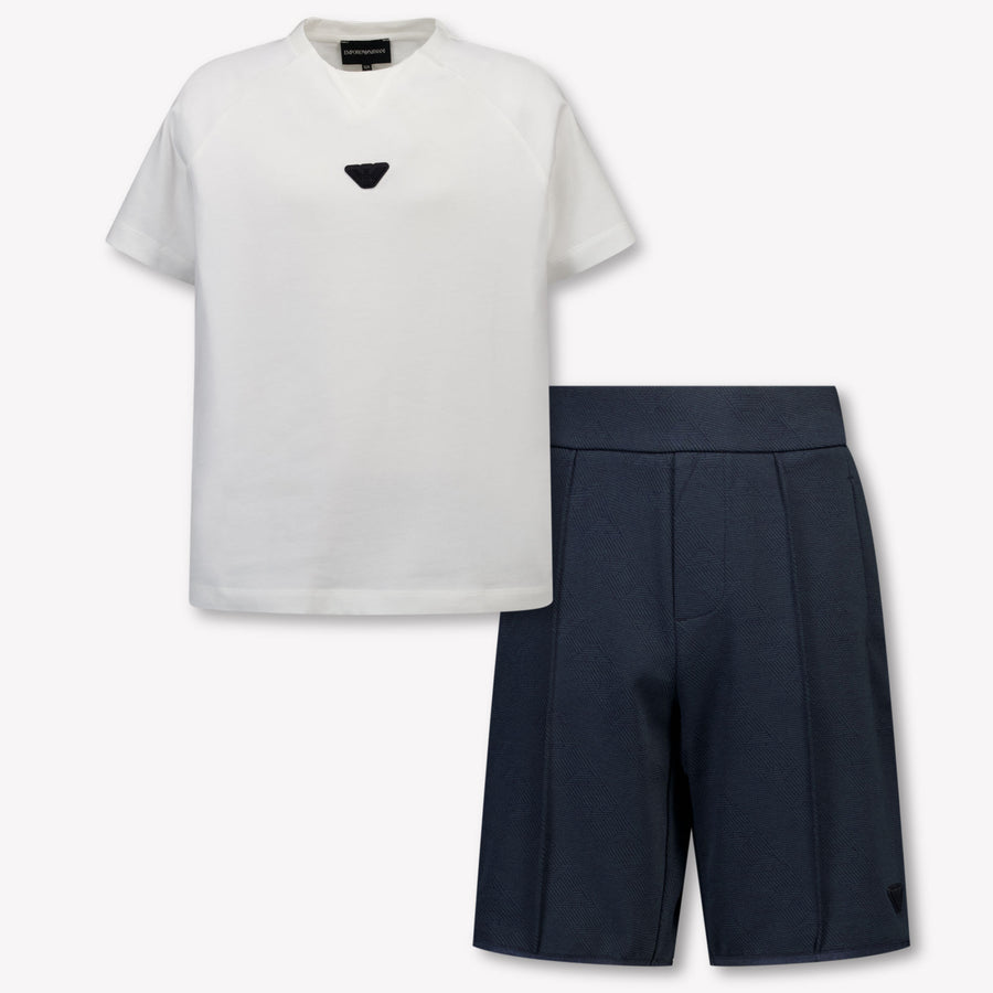 Armani Kinder Ragazzi Impostato Navy