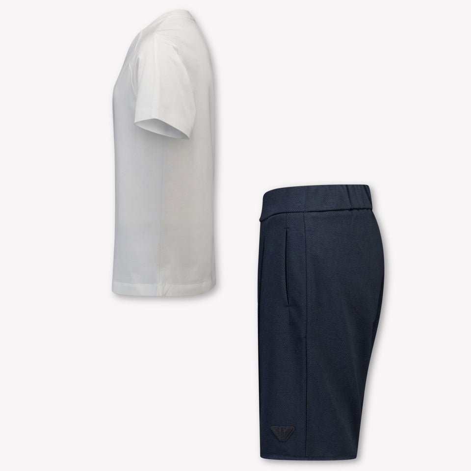 Armani Kinder Chicos Establecer en Navy