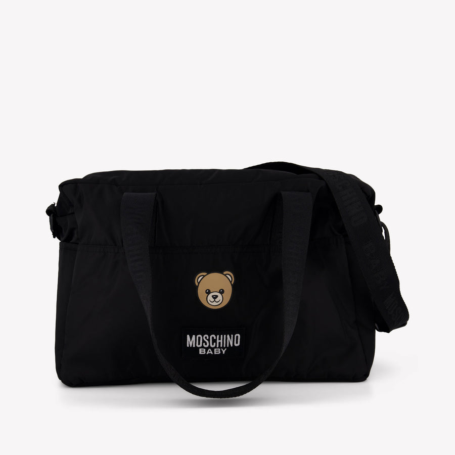 Moschino Bambino Unisex Borsa per pannolini dentro Nero