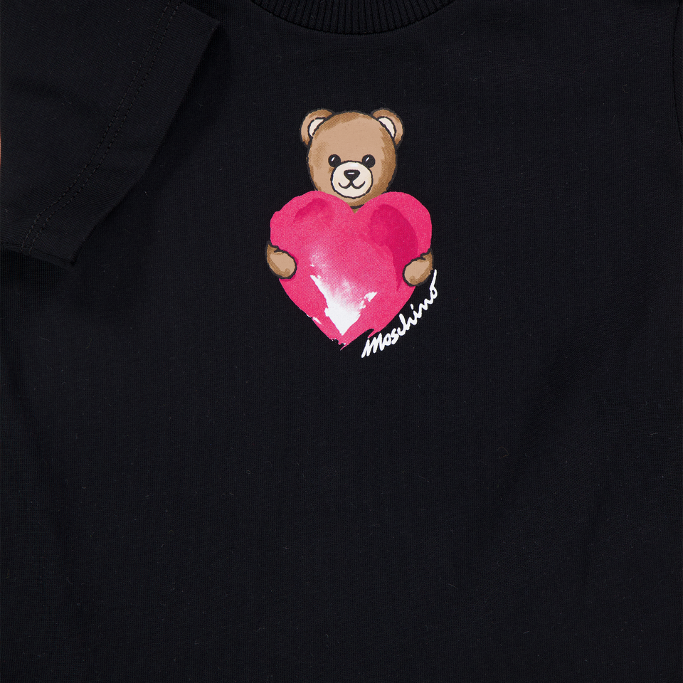 Moschino Baby Mädchen Zieh dich an Schwarz