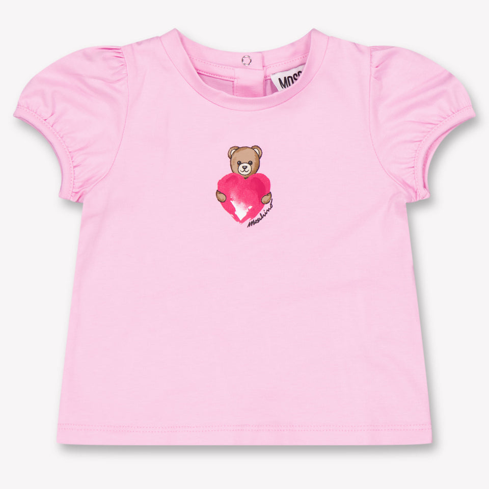 Moschino Bambino Ragazze Maglietta dentro Rosa