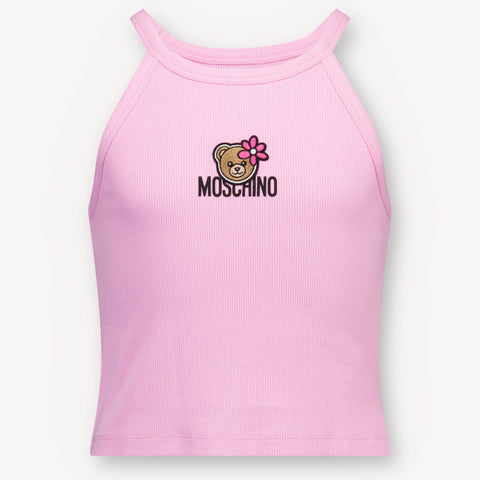 Moschino niños Chicas Camiseta adentro Rosa