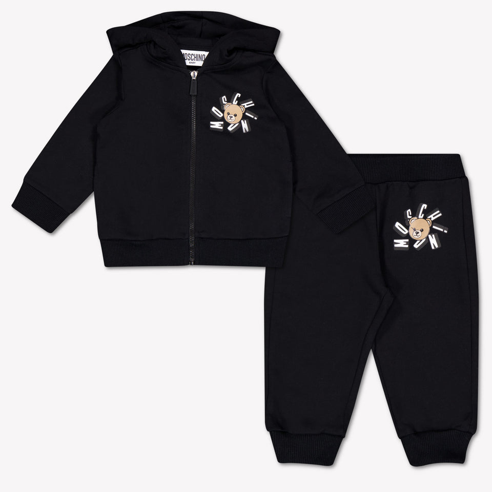Moschino bebe Chicos Traje de jogging En Negro