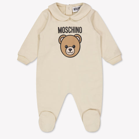 Moschino Baby-Unisex-Spielanzüge in Beige
